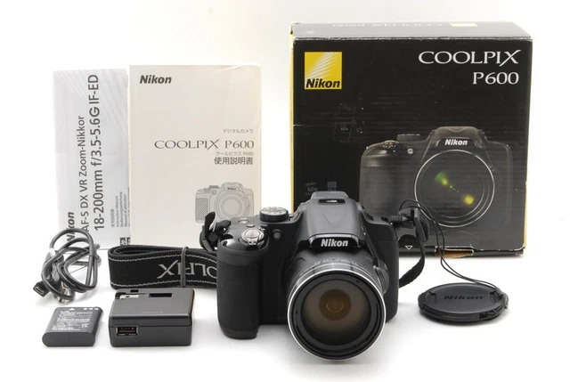 [ MINT w/Box ] NIKON COOLPIX P600 16.0MP 60x Optical Zoom Digital From JAPAN