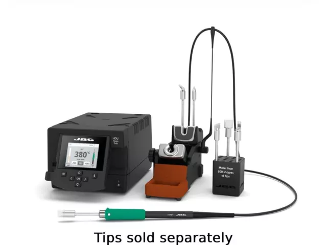 JBC HDE-1E - Heavy Duty Soldering Station with T470F Handle
