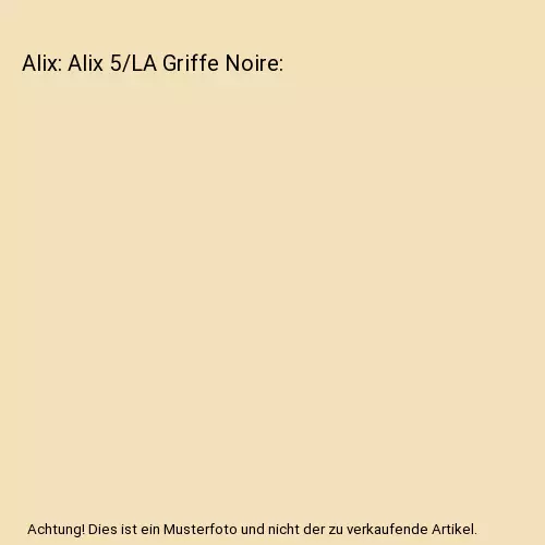 Alix: Alix 5/LA Griffe Noire, Martin, Jacques