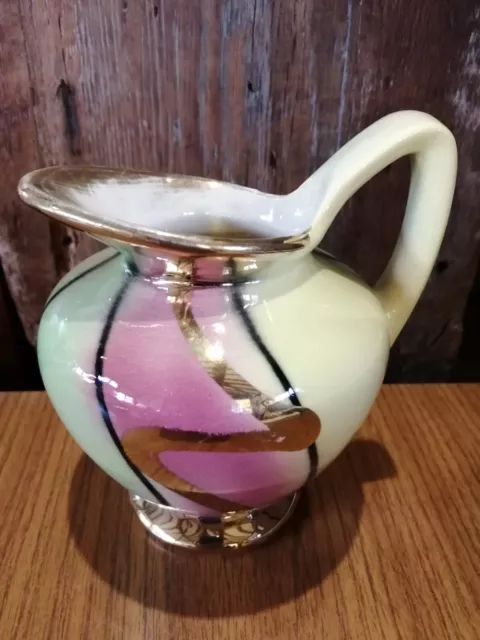 Vintage Mid-Century Retro West German Multicoloured Jasba Keramik Vase 265-12