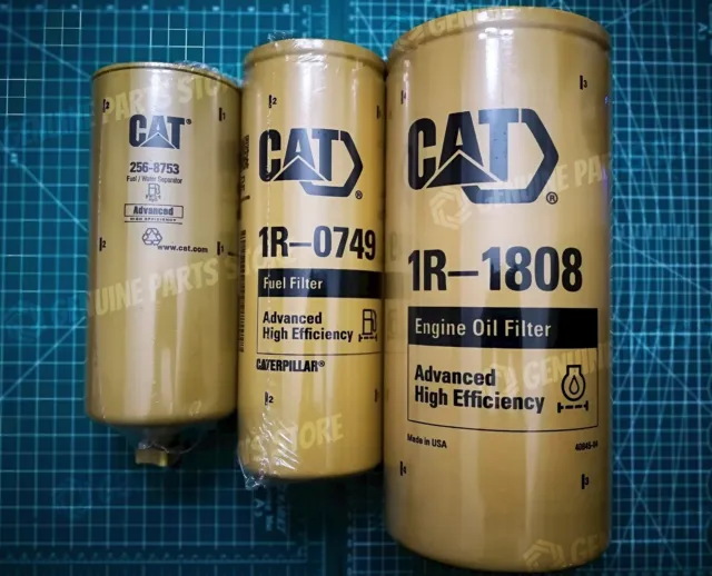 Genuine Cat Engine Filter Kit 1R-1808 1R-0749 256-8753 3406 C15