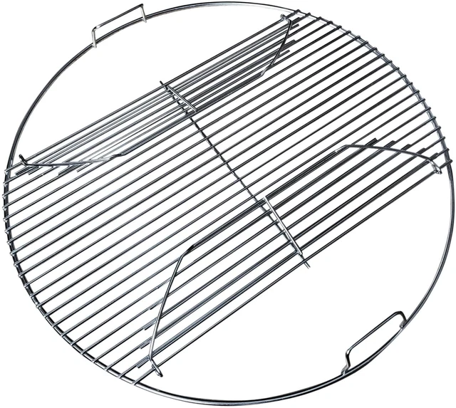 Stainless Steel Hinged BBQ Cooking Grate Grid 22” For Weber 22" Charcoal Grills