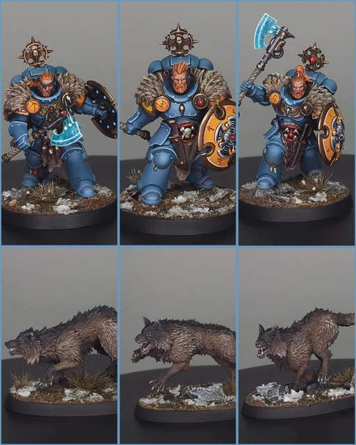 Space Wolves: Wolf Guard Headtakers – Warhammer 40K – Games Workshop - Foto 4