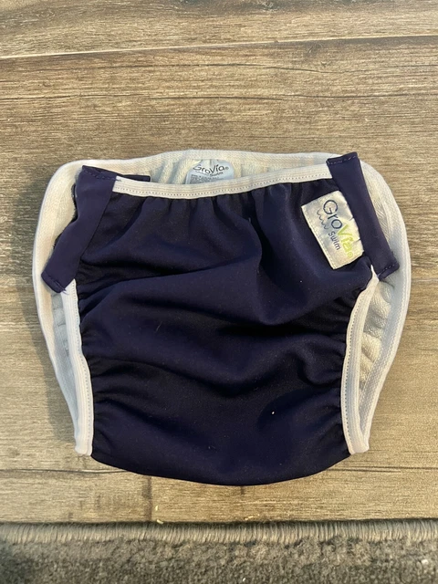 GroVia Swim Diaper Size 2 Unisex Reusable 16-33lbs Dark Blue Navy