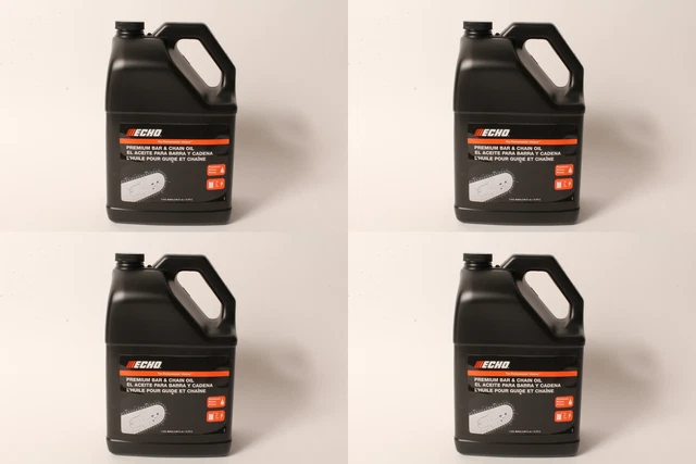 4 PK Genuine Echo 6459007 1 Gallon Jug Premium Bar & Chain Oil Lube