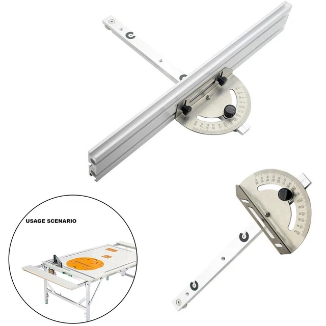Guide in ossido di alluminio argento indicatore giunto regolabile angolare per