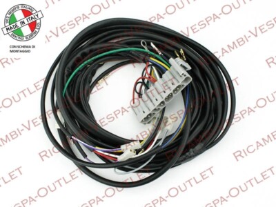 SCHEMA ELETTRICO CEV CEV IMPIANTO ELETTRICO WIRING VESPA  PK 50/125 XL RUSH 