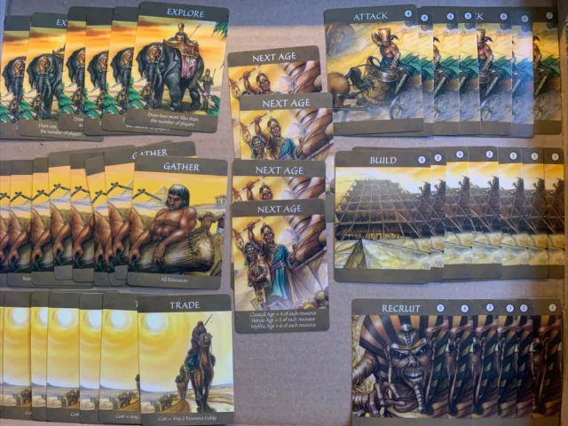 47 NORSE Permanent Action Cards for AGE OF MYTHOLOGY Game - Parts