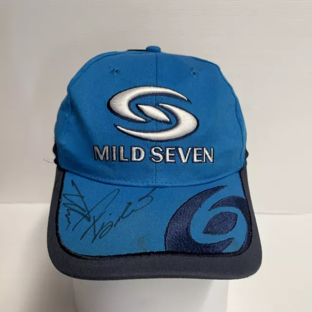 Renault Mens Hat F1 Racing Team Mild Seven Signed Cap Fernando Alonso Giancarlo