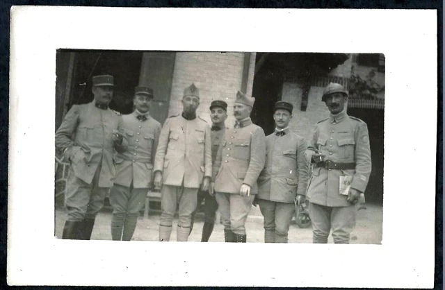 Photo Originale Rare 14-18 Officiers Sur Canon Au Fort Du Haut Bois - Artillerie Militaire