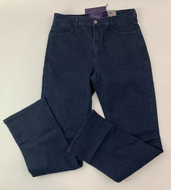 NYDJ Jeans Womens Marilyn Straight Lift Tuck Technology Size 12 NEW