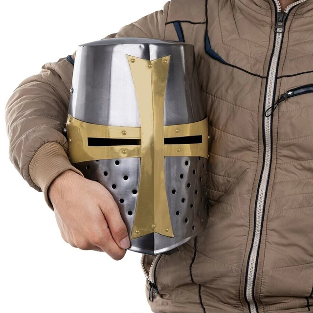 Medieval Replica Knight Helmet with Closed Armor for Sac Lerp Great Helmet kopen vanaf een prijs van 168 Medieval Replica Knight Helmet with Closed Armor for Sac Lerp Great Helmet kopen vanaf een prijs van 168