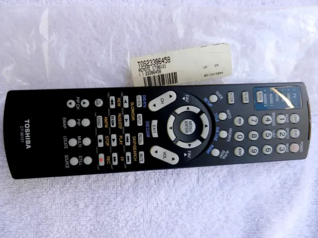 Toshiba CT-90121 TV/VCR/DVD /SATELLITE Combo Original TV Remote Control  NEW