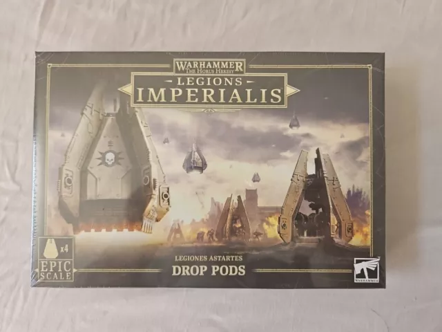 Warhammer 30k Legions Imperialis Legiones Astartes Drop Pods NEW/SEALED