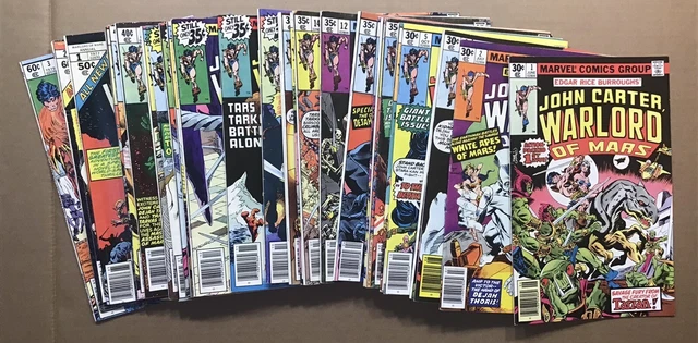 Marvel John Carter, Warlord of Mars #1–28 & Annuals #1–3 ~ Edgar Rice Burroughs