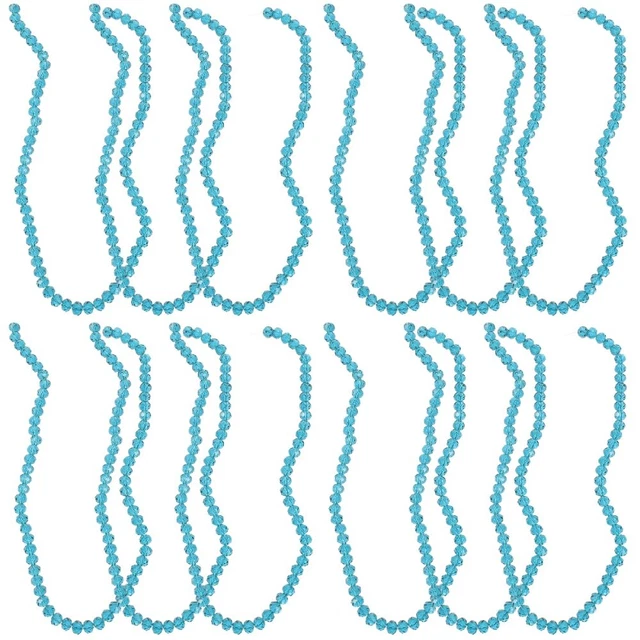 4pcs jewelry making beads 3 bandes de perles de verre bricolage perles d'artisan