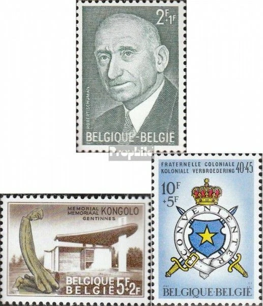 Belgien 1477-1479 (kompl.Ausg.) postfrisch 1967 Robert Schuman