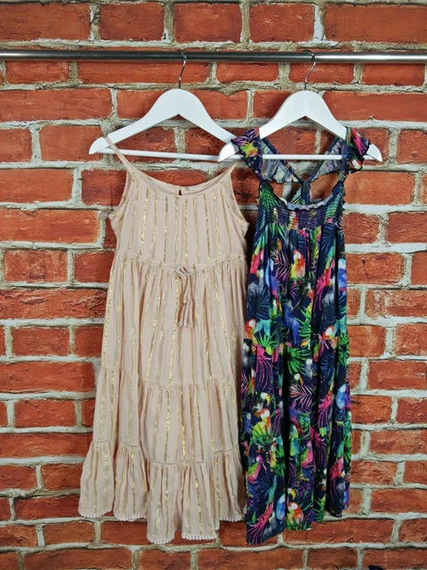 Girls Bundle Age 4-5 Years Next Pretty Sleeveless Dress Set Summer Party 110Cm