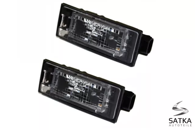 2x Kennzeichenleuchte für Renault Mercedes Fiat Opel Beleuchtung 8200480127