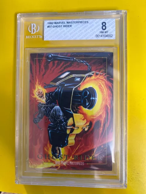 RS21948  1992 SkyBox Marvel Masterpieces #37 Ghost Rider BGS 8