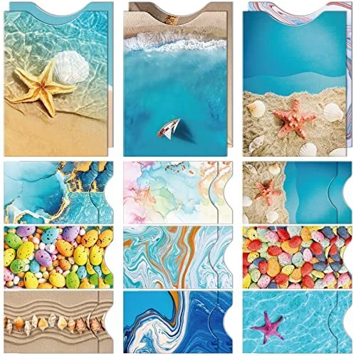 24 Pieces RFID Blocking Sleeves Aluminum Foil Identity Prevention RFID Credit