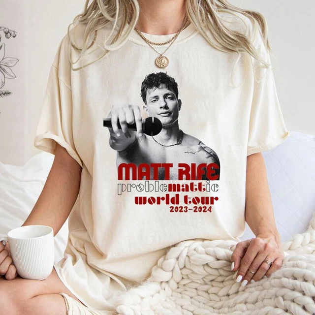 MATT RIFE WORLD Tour 20232024 Chemise, Cadeau Pour Hommes Femmes