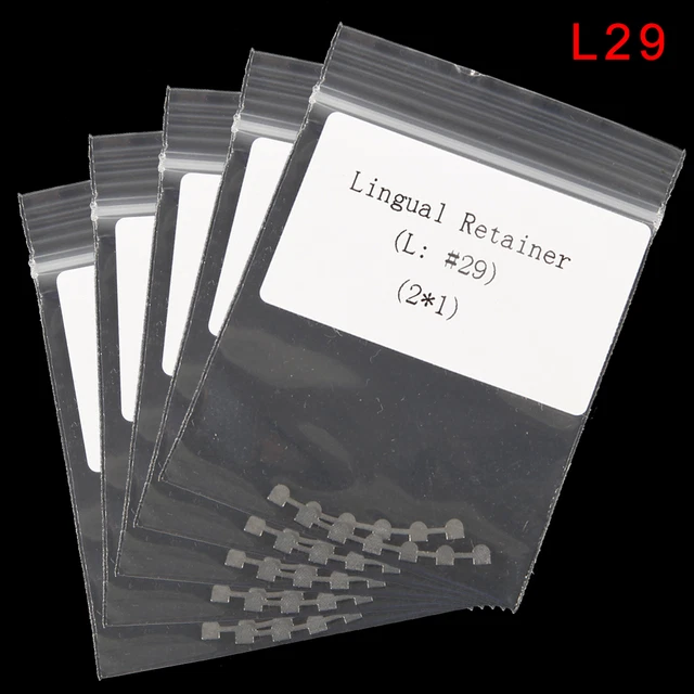 10pcs Dental Orthodontic Bondable Lingual Retainer Mesh Base Marked Choice Jh