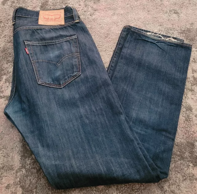 LEVIS 501 MENS Mid 2000s Straight Fit Dark Wash Green Tints Jeans NEW  $94.39 - PicClick