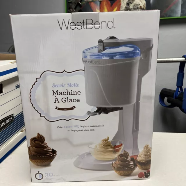 NEW WestBend Soft Serve Ice Cream Maker Machine Small Appliance Dessert  Maker.