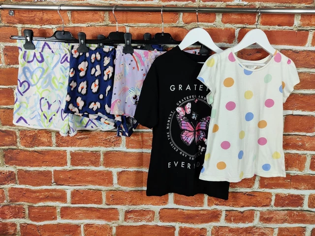 Girls Bundle Age 9-10 Years Next M&S H&M Top T-Shirt Casual Shorts Summer 140Cm