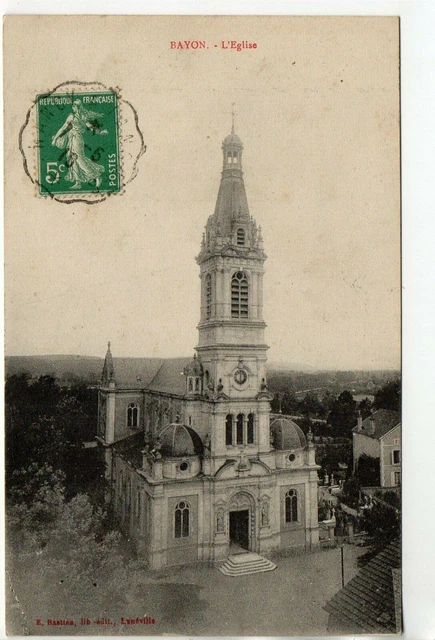 BAYON - Meurthe and Moselle - CPA 54 - the church
