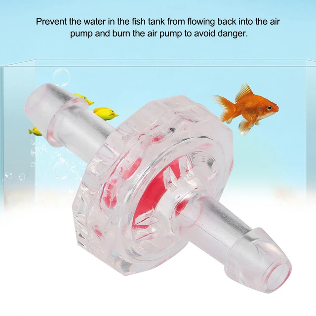 10 pz pompa aria acquario a senso unico valvola di controllo non ritorno accessorio arresto acqua F Bst