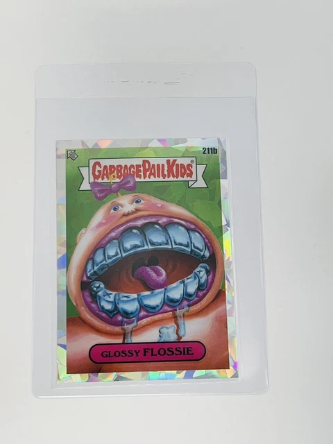2022 Topps Chrome Garbage Pail Kids Series 5 Dental Flossie Atomic Refractor MNT