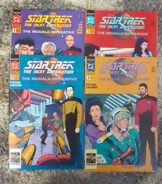 Star Trek The Next Generation The Modala Imperative #1-4 Complete ~1991 Dc Vf/Nm