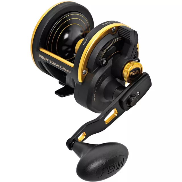 Penn Squall Conventional Lever Drag Fishing Reel - SQL40LDLH - L. Hand Retrieve