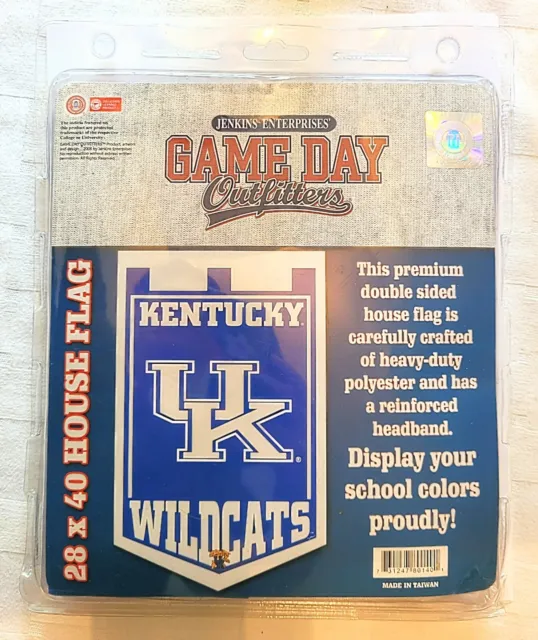 Kentucky Wildcats 28x40 Two Sided Banner [NEW] NCAA Flag Yard House Sign flag