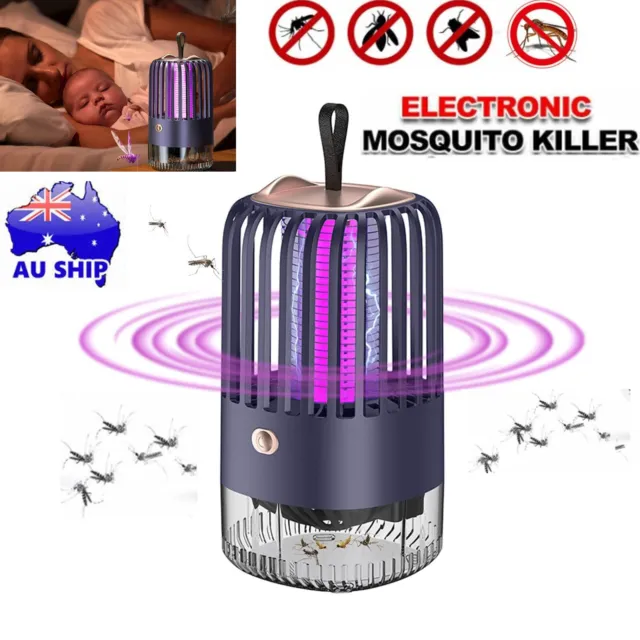LED Electric Mosquito Killer Lamp USB Fly Trap Insect Bug Zapper Catcher Mozzie