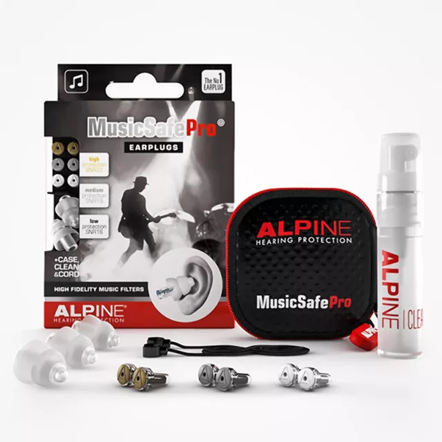 Alpine MusicSafe Pro Transparent Ear Plugs in Case 2