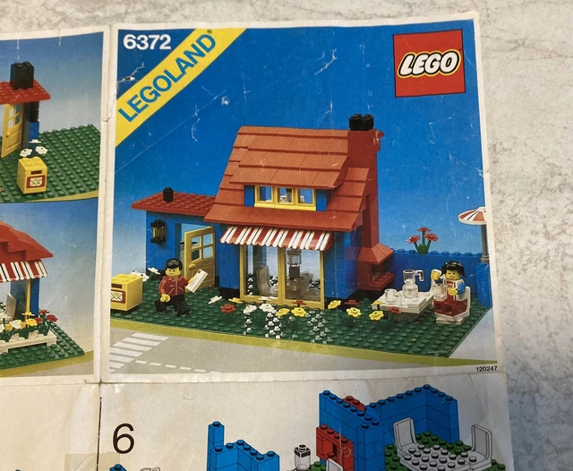 VINTAGE LEGO 6372 Town House Instructions Heavy Worn and Tape £5.12 ...
