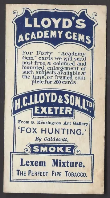 Lloyd - Academy Gems (Mauve) - Fox Hunting, Caldecott 2