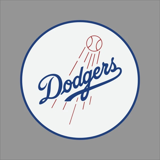 LOS ANGELES DODGERS 6 MLB Team Logo Vinyl Decal Sticker Car Window