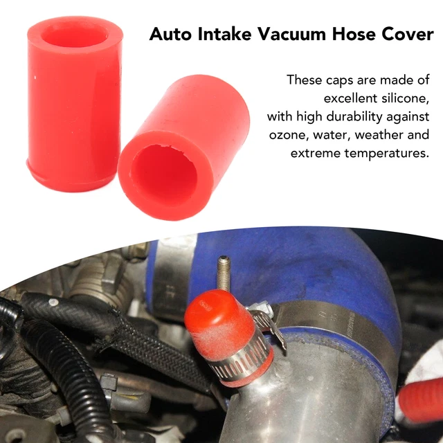 Car 10PCS 12mm Auto Intake Vacuum Hose Cover Silicone Hose Blanking Caps Tubing