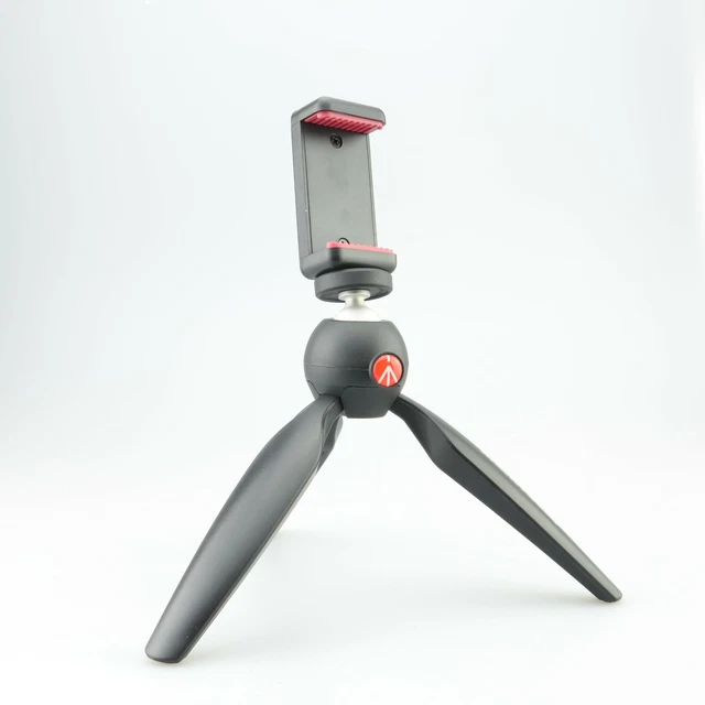 Handystativ With Terminal Tripod Traveller From Manfrotto Set Mtpixi-Wh & Mclamp