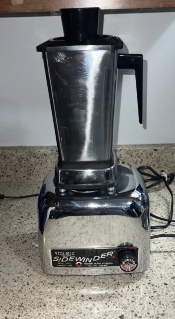 Vintage Vita Mix 2200 Stainless Steel Sidewinder Blender Drink Mixer Heavy Duty