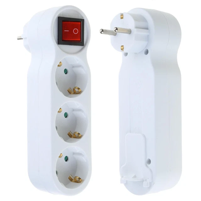 STECKDOSENLEISTE 3/5/8/10 FACH Mehrfachstecker Stromleiste Steckdosen schaltbar EUR 11,89 STECKDOSENLEISTE 3/5/8/10 FACH Mehrfachstecker Stromleiste Steckdosen schaltbar EUR 11,89
