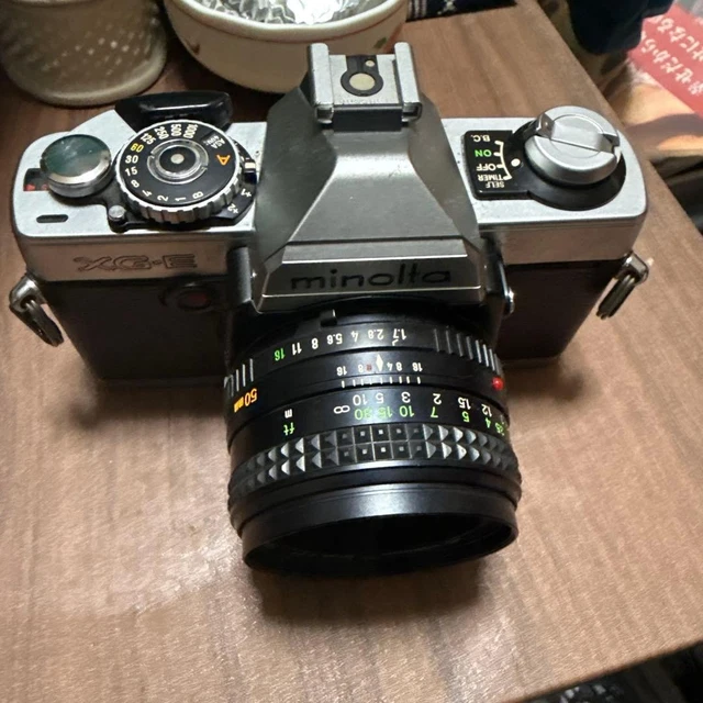 CUERPO MINOLTA XG E MD ROKKOR 50mm F1.7 EUR 159,70 - PicClick ES