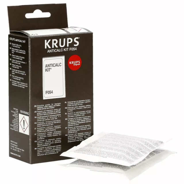 Original KRUPS F054 00 Détartrage Sachets pour Machine à café