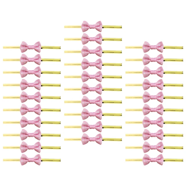 200 Pcs Lollipop Decor Bow Tie Wedding Decorations Baking Supplies Gift Food
