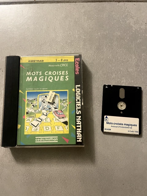 Jeu Amstrad CPC Forces Magiques - Version Cassette Complète - État Très Bon - Non Testé - 1988