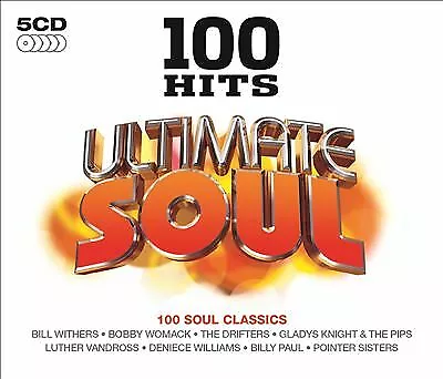 Various Artists : 100 Hits: Ultimate Soul CD Box Set 5 discs (2014) Great Value